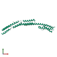 PDB entry 6poo coloured by chain, front view.