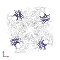 NA-73 fragment antibody light chain in PDB entry 6pzy, assembly 1, front view.