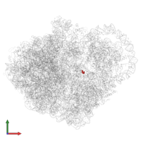 Modified residue UR3 in PDB entry 6q98, assembly 1, front view.