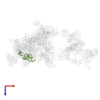 Ubiquitin carboxyl-terminal hydrolase 39 in PDB entry 6qx9, assembly 1, top view.
