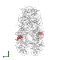 Modified residue T64 in PDB entry 6r93, assembly 1, side view.