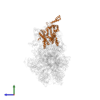 ATP synthase associated protein ASA1 in PDB entry 6rdo, assembly 1, side view.