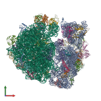PDB entry 6s13 coloured by chain, front view.