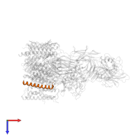 Dolichyl-diphosphooligosaccharide--protein glycosyltransferase subunit 4 in PDB entry 6s7t, assembly 1, top view.