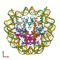 PDB entry 6se6 coloured by chain, front view.