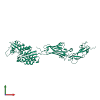 Minor fimbrium subunit Mfa5 in PDB entry 6to1, assembly 1, front view.