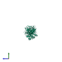 Minor fimbrium subunit Mfa5 in PDB entry 6to1, assembly 1, side view.