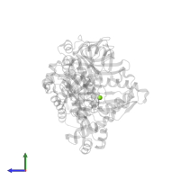 MAGNESIUM ION in PDB entry 6u45, assembly 1, side view.