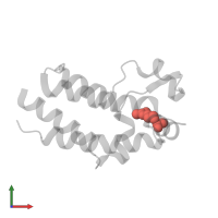 Modified residue ALY in PDB entry 6u8i, assembly 1, front view.