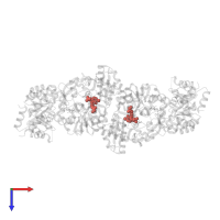 Modified residue LLP in PDB entry 6uap, assembly 1, top view.