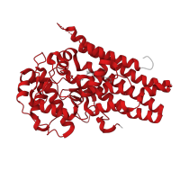 The deposited structure of PDB entry 6v52 contains 2 copies of Pfam domain PF01231 (Indoleamine 2,3-dioxygenase) in Indoleamine 2,3-dioxygenase 1. Showing 1 copy in chain A.