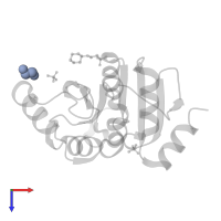 1,2-ETHANEDIOL in PDB entry 6vxs, assembly 2, top view.