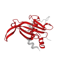 The deposited structure of PDB entry 6w6n contains 2 copies of Pfam domain PF16694 (Cytochrome P460) in Cytochrome P460 domain-containing protein. Showing 1 copy in chain B.