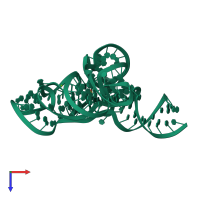PDB 6wjr coloured by chain and viewed from the top.