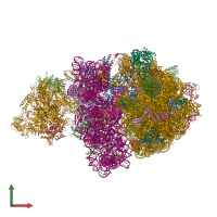 PDB entry 6xij coloured by chain, front view.