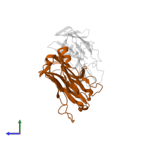 TRBV29-1 in PDB entry 6xqq, assembly 1, side view.