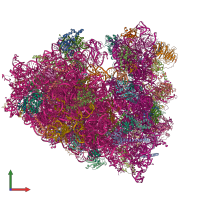 PDB entry 6y2l coloured by chain, front view.