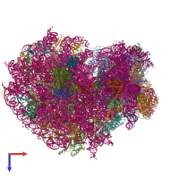 PDB entry 6y2l coloured by chain, top view.
