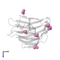 ACETATE ION in PDB entry 6z6y, assembly 1, top view.