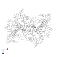 CALCIUM ION in PDB entry 6zp3, assembly 1, top view.