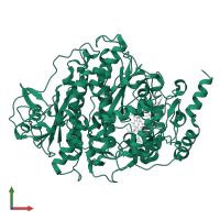 4Fe-4S ferredoxin-type domain-containing protein in PDB entry 6zxu, assembly 1, front view.