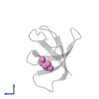 GLYCEROL in PDB entry 7a32, assembly 4, side view.