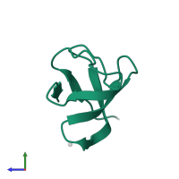 Proto-oncogene tyrosine-protein kinase Src in PDB entry 7a33, assembly 2, side view.