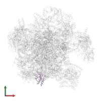 Acyl carrier protein, mitochondrial in PDB entry 7a5j, assembly 1, front view.