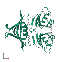 K(+)/H(+) antiporter subunit KhtT in PDB entry 7agv, assembly 1, front view.