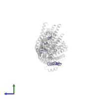 Potassium-transporting ATPase KdpC subunit in PDB entry 7bgy, assembly 1, side view.