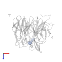 TRIETHYLENE GLYCOL in PDB entry 7c5e, assembly 1, top view.