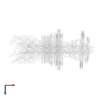 Flagellar M-ring protein in PDB entry 7cgo, assembly 1, top view.