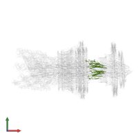 Flagellar basal-body rod protein FlgC in PDB entry 7cgo, assembly 1, front view.