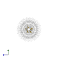 Flagellar basal body rod protein FlgB in PDB entry 7cgo, assembly 1, side view.