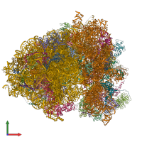 PDB entry 7cpu coloured by chain, front view.