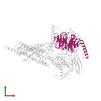 Guanine nucleotide-binding protein G(I)/G(S)/G(T) subunit beta-1 in PDB entry 7cz5, assembly 1, front view.