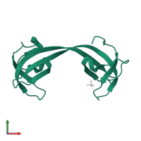 Lysine-specific demethylase 4A in PDB entry 7d4a, assembly 1, front view.