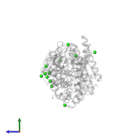 CHLORIDE ION in PDB entry 7jqw, assembly 1, side view.