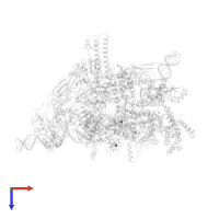 ZINC ION in PDB entry 7khc, assembly 1, top view.