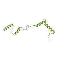 The deposited structure of PDB entry 7l08 contains 1 copy of Pfam domain PF08293 (Mitochondrial ribosomal subunit S27) in Small ribosomal subunit protein mS33. Showing 1 copy in chain X [auth AZ].