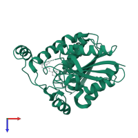 Monoglyceride lipase in PDB entry 7l4u, assembly 1, top view.