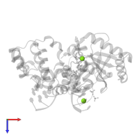 MAGNESIUM ION in PDB entry 7m0e, assembly 3, top view.