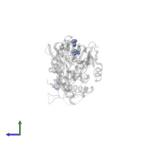 GLYCEROL in PDB entry 7mwn, assembly 1, side view.
