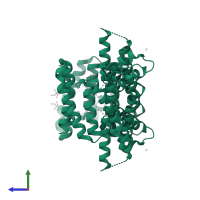 14-3-3 protein sigma in PDB entry 7o3a, assembly 1, side view.