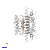 Transcription factor p65 in PDB entry 7o3a, assembly 1, side view.