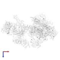 ZINC ION in PDB entry 7o75, assembly 1, top view.