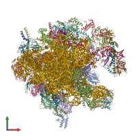 PDB entry 7of2 coloured by chain, front view.