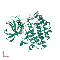 Casein kinase I isoform delta in PDB entry 7p7f, assembly 2, front view.