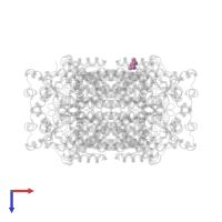 (4S)-2-METHYL-2,4-PENTANEDIOL in PDB entry 7t93, assembly 1, top view.