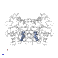 ADENOSINE-5'-DIPHOSPHATE in PDB entry 7tqh, assembly 1, top view.